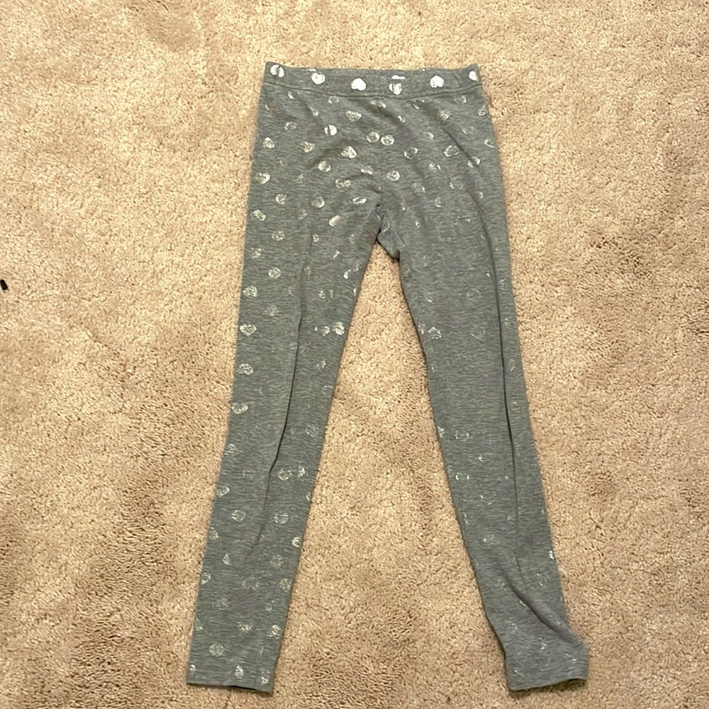 George grey polka dot pants kids size 7-8 M